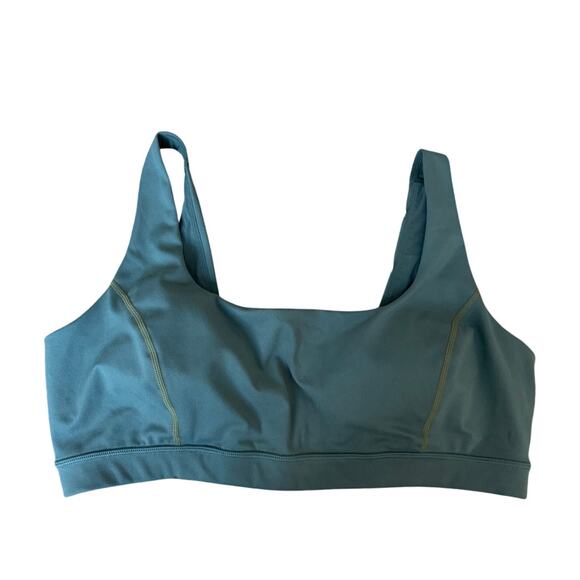 J.Crew | Green CloudStretch Scoop Neck Sports Bra | Size XL - Picture 3 of 8